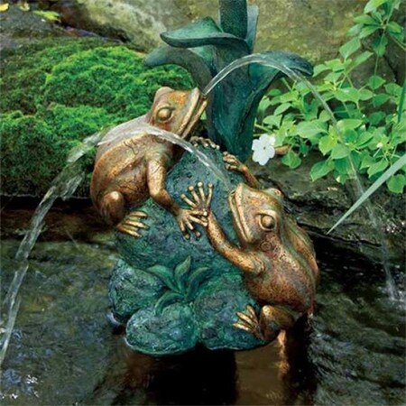 Aquascape Aquascape 78304 Double Frog Cattail Spitter Fountain 78304